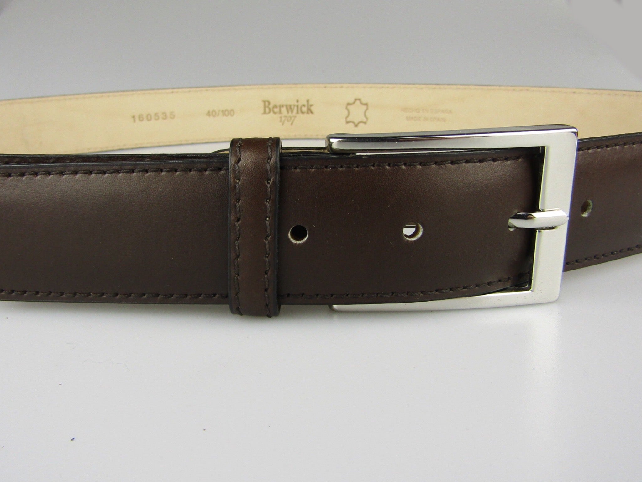 Berwick Belt Dark Brown 34 inch waist